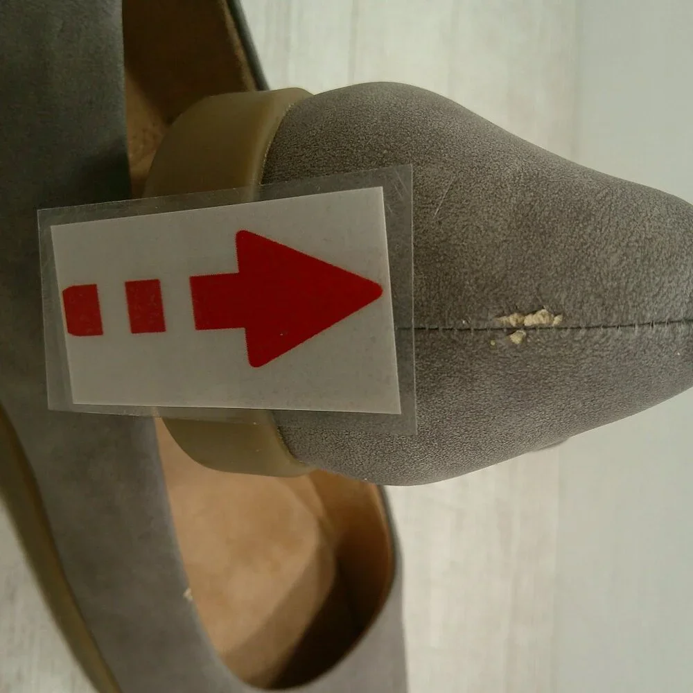 LifeStride Women's Amelia Loafer Flats Faux Suede Pewter Size 7.5 M